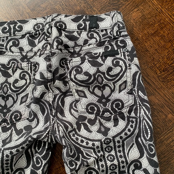 7 For All Mankind Patterned Jeans size 24 - Picture 5 of 13